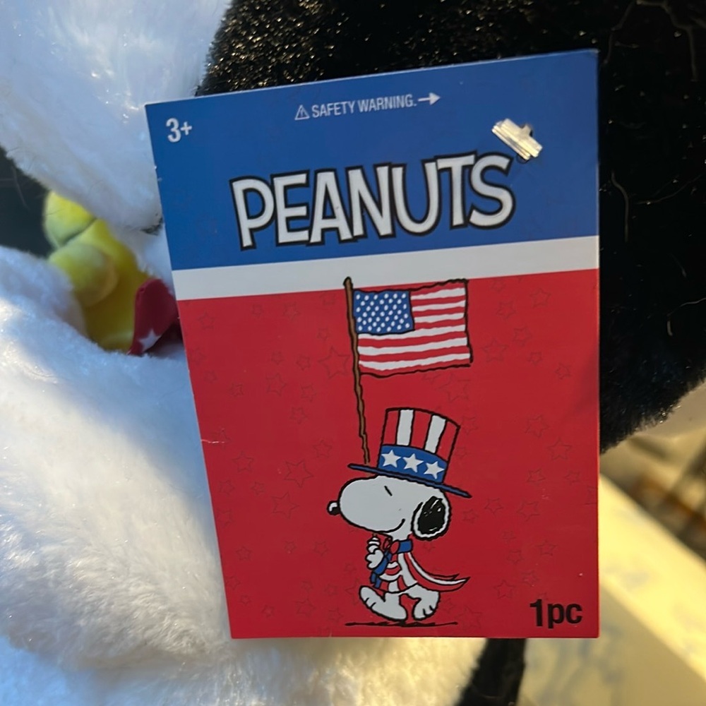 July 4th Plush Snoopy with Woodstock NWT - Picture 3 of 4